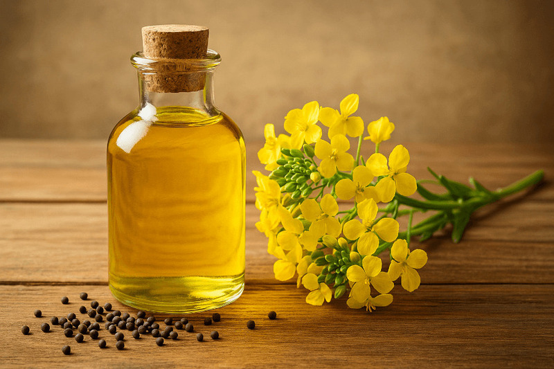 Рапсовое масло удобно использовать как базовое